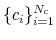  \{c_i\}_{i=1}^{N_c}