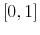  [0,1]