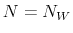  N = N_W