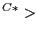 $ ^{C\ast}>$