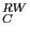 $ _{C}^{RW}{}_{{}}$