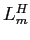 $ L_{m}^{H}$
