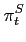 $\displaystyle \pi_t^S$