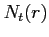 $N_{t}(r)$