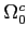 $\Omega_0^c$