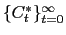 $ \{C_{t}^{\ast}\}_{t=0}^{\infty}$