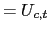 $\displaystyle =U_{c,t}$