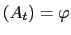 $\displaystyle (A_{t})=\varphi$