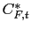 $ C_{F,t}^{\ast}$