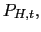 $ P_{H,t},$