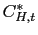 $\displaystyle C_{H,t}^{\ast}$