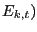 $ E_{k,t})$
