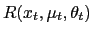 $ R(x_{t},\mu _{t},\theta_{t})$