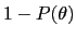 $ 1-P(\theta)$