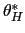 $ \theta_{H}^{\ast}$
