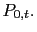 $ P_{0,t}.$