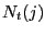 $ N_{t}(j)$