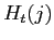 $ H_{t}(j)$