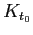 $ K_{t_{0}}$