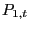 $ P_{1,t}$