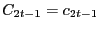 $ C_{2t-1}=c_{2t-1}$