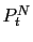 $ P_{t}^{N}$