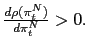 $ \frac{d\rho(\pi_{t}^{N})}{d\pi_{t}^{N}}>0.$