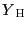 $ Y_{\text{ \textsc{H}}}$