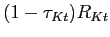 $ (1-\tau_{Kt})R_{Kt}$