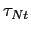 $ \tau_{Nt}$