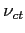 $ \nu_{ct}$