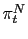 $ \pi_{t}^{T}$