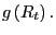 $ g\left( R_{t}\right) .$