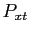 $ P_{xt}$