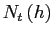 $ N_{t}\left( h\right) $