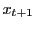 $\displaystyle x_{t+1}$