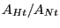 $ A_{Ht} /A_{Nt} $