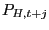 $ P_{H,t+j} $