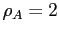 $ \rho_A = 2$
