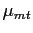 $ \mu_{mt}$