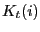 $ K_{t}(i)$
