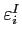 $\varepsilon_{i}^I$