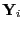 $ \mathbf{Y}_{i}$