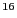 $ ^{16}$