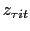 $ z_{\tau it}$