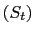 $ \left( S_{t}\right) $
