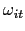$ \omega_{it}$