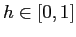 $ h \in[0,1]$