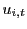 $ u_{i,t}$
