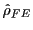 $ \hat{\rho}_{FE}$